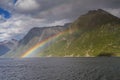 Rainbow at the Hjorundfjord