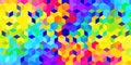 Rainbow Honeycomb Pattern Background Design Royalty Free Stock Photo