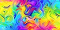 Rainbow Honeycomb Pattern Background Design Royalty Free Stock Photo