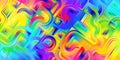 Rainbow Honeycomb Pattern Background Design Royalty Free Stock Photo