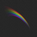 Rainbow icon illustration Royalty Free Stock Photo