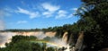 rainbow at iguazu falls