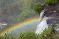 Rainbow, Iguazu falls, Argentina, South America Royalty Free Stock Photo