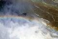 Rainbow at the Iguazu Falls, from the Brazil side Royalty Free Stock Photo