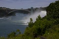 The Rainbow International Bridge over the Niagara River Royalty Free Stock Photo