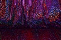 Rainbow iridescent background fabric