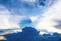 Rainbow! Iridescent Pileus Cloud Appears Over sky