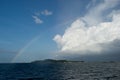 Rainbow island at belitung indonesia