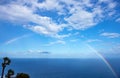 Rainbow, Island La Palma, Canary Islands, Spain, Europe Royalty Free Stock Photo