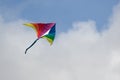 Rainbow Kite in Sky Royalty Free Stock Photo