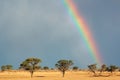 Rainbow landscape Royalty Free Stock Photo