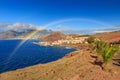 Rainbow landscape Madeira