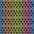 Rainbow lattice seamless pattern.