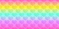 Rainbow leopard vector seamless pattern. Neon gradient Royalty Free Stock Photo