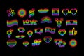 Neon Pride Icon Set