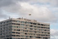 Rainbow LGBTQ Flag on the top of St. Thomas Hospital Royalty Free Stock Photo