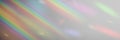 Rainbow light prism effect, transparent ethereal dreamy aura background. Hologram reflection, crystal flare leak shadow overlay.