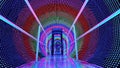 Rainbow light tunnel