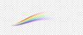 Rainbow line illustration Royalty Free Stock Photo