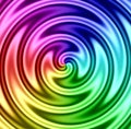 Rainbow Liquid Twirl Royalty Free Stock Photo