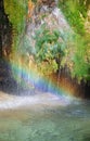 Rainbow on Lisine waterfall