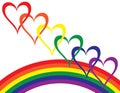 Rainbow Love Royalty Free Stock Photo