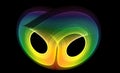 Rainbow mask Royalty Free Stock Photo