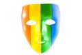 Rainbow Mask Royalty Free Stock Photo