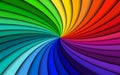 Rainbow modern swirl, colorful abstract vector background