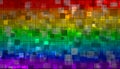 Rainbow mosaic Royalty Free Stock Photo