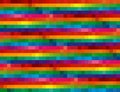 Rainbow Mosaic Background Royalty Free Stock Photo