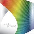 rainbow mosaic background. Vector illustration decorative design Royalty Free Stock Photo