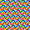 Rainbow mosaic. Seamless pattern Royalty Free Stock Photo