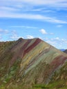 Rainbow mountain Palcoyo, Cusco, PerÃÂº. Nature photography Royalty Free Stock Photo