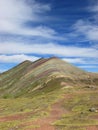 Rainbow mountain Palcoyo, Cusco, PerÃÂº. Nature photography Royalty Free Stock Photo