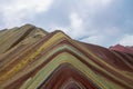 Rainbow mountain in Peru