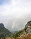 Rainbow in the mountains