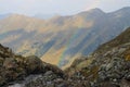 Rainbow in the mountains of Caucasus