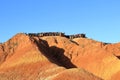 Rainbow Mountains, Zhangye Danxia Landform Geological Park, Gansu, China Royalty Free Stock Photo