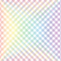 Rainbow napkin square pattern, vector illustration Royalty Free Stock Photo