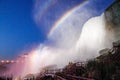 Rainbow on the Niagara Fall Royalty Free Stock Photo
