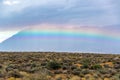 Rainbow Outside Zion National Park