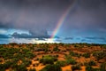 Rainbow over the Arizona Desert