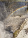 Rainbow over the Dettifos waterfall - Iceland.