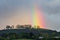 Rainbow over Downham Hill