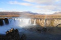 Rainbow over Godafoss Waterfall, Northern Iceland