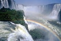 Rainbow over Iguazu Waterfalls,Brazil