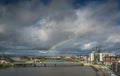 Rainbow over Limerick city