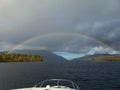 Rainbow over Loch Lochy Royalty Free Stock Photo