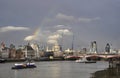 A rainbow over London Royalty Free Stock Photo